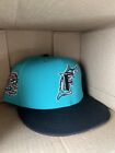 hat club exclusive miami marlins 7 pink UV new era 59fifty Fitted baseball hat