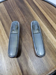 98-03 Jaguar XJ8 XJR X308 Rear Overhead Courtesy Light Lamp Set of 2 OEM - Picture 1 of 4