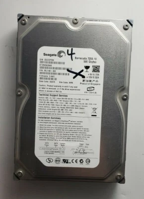 Seagate Barracuda 7200RPM Hard Drive 500Gbytes 10 - Image 1 of 4