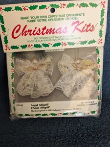 Merri Mac Christmas Ornament Kit ANGEL ABIGAIL 2181 Vintage New Unopened - Picture 1 of 3