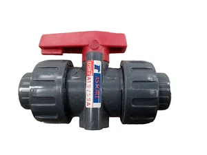 Astore 1/2" ABS Ball Valve Double Union for Pressure Pipe Fitting - New - Picture 1 of 3