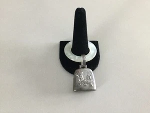 Signed WEB Vintage Little King Sterling Silver Baby Rattle w/ MOP Ring - Picture 1 of 11