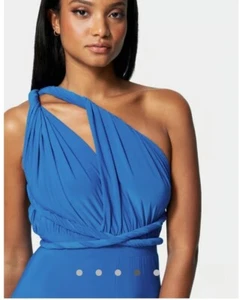 Bebe Convertible Slinky Jumpsuit BLACK Size Medium  - Picture 1 of 7