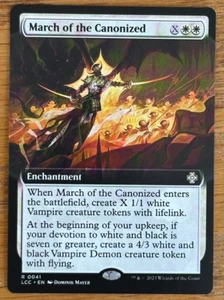 MTG Lost Caverns Of Ixalan Commander, March of the Canonized - Extended Art - Bild 1 von 1