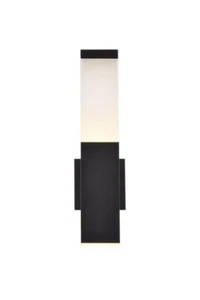 Wall Sconce LED Outdoor Black Porch Walkway Patio Yard Garden Light Fixture 16" - Picture 1 of 7