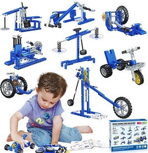 Mechanical Building Toys for Boys Age 8-12, 50 STEM Projects for Kids Ages 8 New - Picture 1 of 12