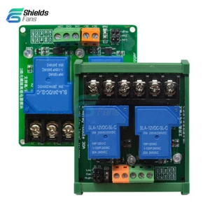 2 Channel 30A DC 5V/12V/24V Relay Module Optocoupler Isolation High Low Trigger - Picture 1 of 18