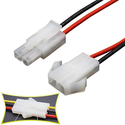 2 3 4 Pin Way L6.2mm Electrical Plug Housing Wired 20cm 30cm Multi Connector - Image 1 of 4