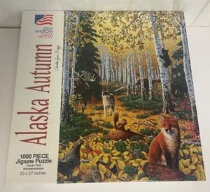 Vintage Great American Puzzle Factory 1000 Pieces Alaska Autumn - Sealed - Picture 1 of 5