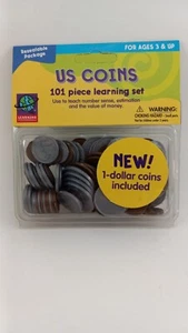Learning Playground US Coins 106 Piece Learning Set NIP - Picture 1 of 2