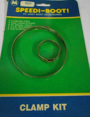 Kit de abrazadera de arranque para junta CV de acero inoxidable Dorman Subaru Chevrolet LUV 4x4 Isuzu Foto 1 de 2