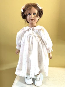 Porcelain Doll 16" Signed Numbered #8/50 Ruth Treffeisen QUALITY - Picture 1 of 15