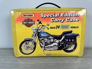1994 Matchbox Harley Davidson Carry Case Special Edition w/4 Motorcycles - Picture 1 of 10