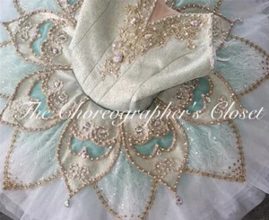 Professional Ballet Tutu Aqua Mint Green Costume Dryad Queen Fairy Paquita Small - Picture 1 of 7