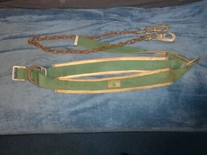 Vintage Goodall Rubber Co Pole Climbers Safety Belt - Picture 1 of 8