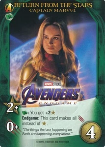 CAPTAIN MARVEL Upper Deck Marvel Legendary INFINITY SAGA RETURN FROM THE STARS - Picture 1 of 1