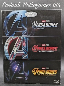 Los Vengadores Trilogía - Blu-ray Disc - Marvel - Ed. Cartón - Imagen 1 de 16