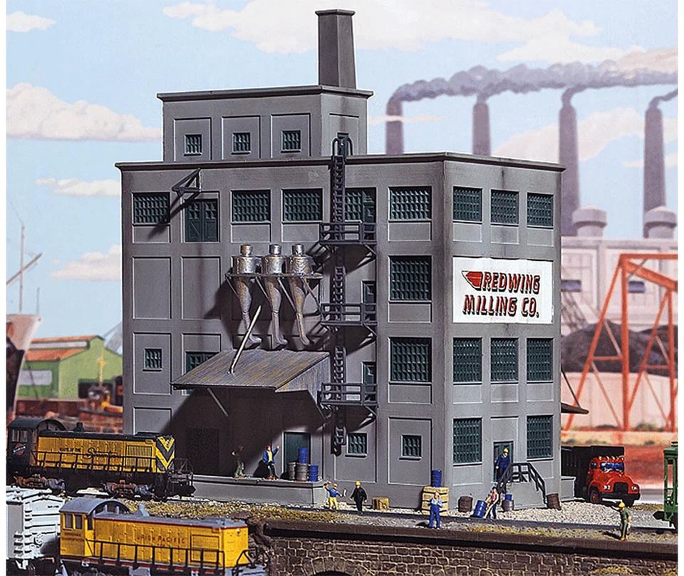 Walthers Cornerstone N Scale Building/Structure Kit Red Wing Milling Co. - Image 1 of 1