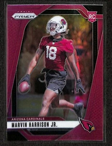 Marvin Harrison Jr - 2024 Panini Prizm RC Rookie Pink Prizm #375 - Cardinals - Picture 1 of 2