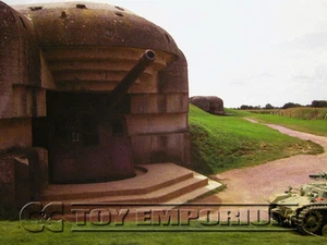 **RETIRADO** Build-a-Rama 1:32 Deluxe Segunda Guerra Mundial "Búnker de Normandía - 4" Color Fondo - Imagen 1 de 5