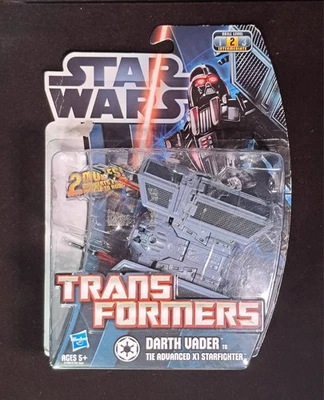 Star Wars Transformers DARH VADER (Tie Advanced X1) [Hasbro, 2012] NIP! - Image 1 of 4