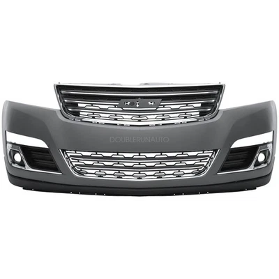 Front Bumper Cover Complete For 2013-2017 Chevy Traverse Grille Lower Upper Foto 1 de 4
