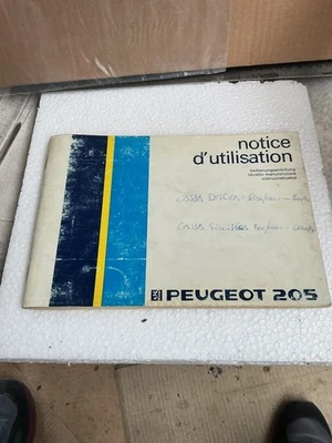 Manuale uso e manutenzione Peugeot 205 del 1986 - Immagine 1 di 4