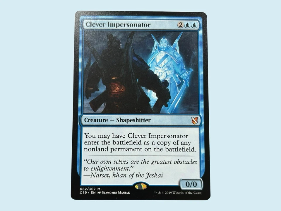 Clever Impersonator, Commander 2019, Near Mint, MTG Magic the Gathering - Image 1 of 1