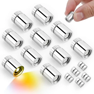 BRANDED 10pcs Miniature LED Lights with Batteries, Mini Small Tiny Light Included Micro