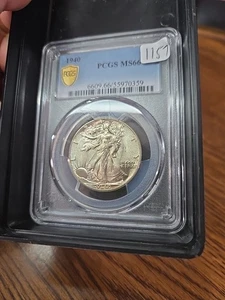 1940 P PCGS MS66 Walking Liberty Half Dollar 50c 1940-P MS-66  - Picture 1 of 2