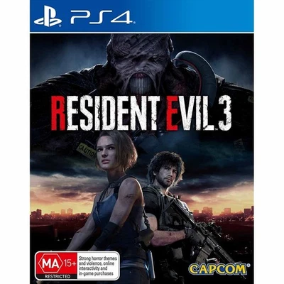 Resident Evil 3 w/ Original Carlos Haircut & Classic Jill Costume DLC *PS4 Game* - Image 1 of 4