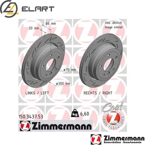 2x BRAKE DISC 150.3437.53 FOR BMW X1/E84 N20B16A 1.6L N47D20C/D/B/A N43B20 2.0L - Picture 1 of 8