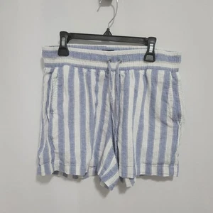GAP Blue and White Striped Shorts, Size S - Picture 1 of 3