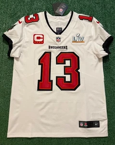 Authentic Mike Evans Tampa Bay Buccaneers White Nike Vapor Elite Jersey Sz 44/L - Picture 1 of 15
