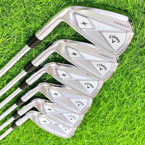 ◼️6pcs◼️ Lefty Callaway X-FORGED 2013 Iron Set 6clubs 5-9,Pw NS PRO 950GH Flex S - Picture 1 of 9