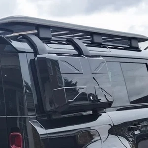 HAWKE BLACK UNION JACK DESIGN SIDE BOX / GEAR CARRIER FOR DEFENDER L663 130 - Picture 1 of 4