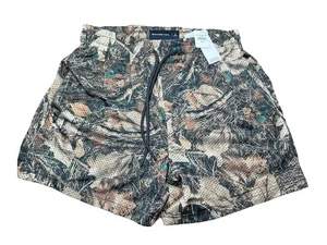 Neu mit Etikett Abercrombie Fitch Tree tarnfarbene Mesh-Basketballshorts Größe Small 5 Zoll - Bild 1 von 8