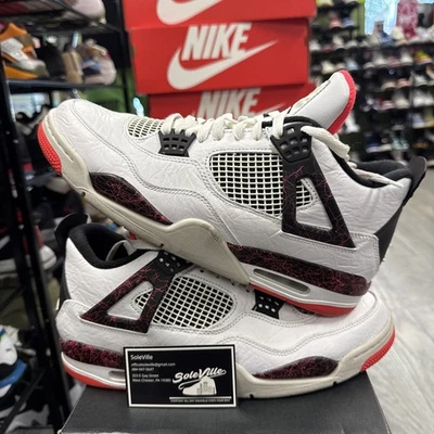 Talla 11 - Jordan 4 Retro Pale Citron, Bright Crimson 2019 Foto 1 de 4