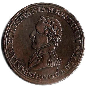 1812 - Canada - Cuidad - Salamanca - Token - XF - #987/73  ( R-26 ) - Picture 1 of 2