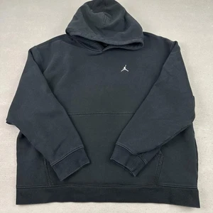Jordan Hoodie Mens 3XL Black Pullover Fleece Jumpman Sweatshirt DA9818-010 XXXL - Picture 1 of 11