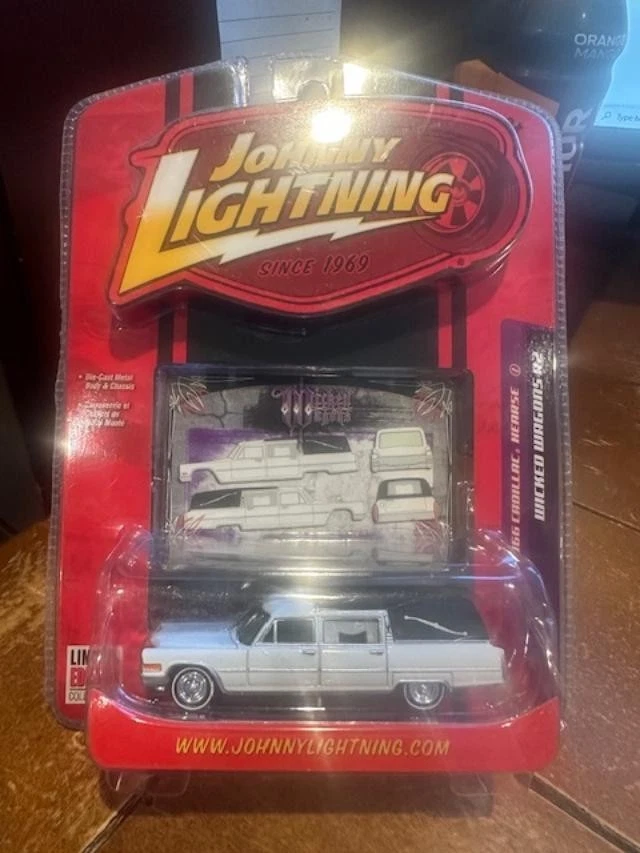 2007 Johnny Lightning Since 1969 - 1966 Cadillac Hearse - Wicked Wagons R2 - Image 1 of 1
