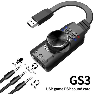 Rüsten Sie Ihren Gaming Sound mit USB 7 1 Soundkarte leicht und einfach zu bedi - Bild 1 von 2
