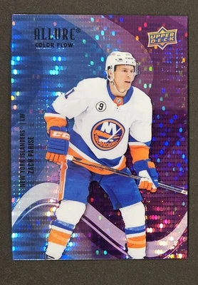 2022-23 Upper Deck Allure Zach Parise Color Flow #SF-66 Blue-Purple Spectrum /35 - Image 1 of 2