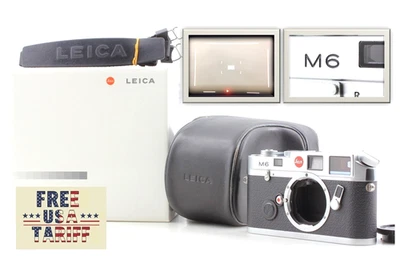 ⏯️ BIG M [Optical TOP MINT] Leica M6 Silver 0.72 Non TTL Film Camera Body JAPAN - Image 1 of 4