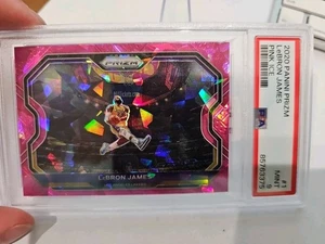 Tarjeta LeBron James 2020-21 Panini Prizm Pink Ice Kobe Tribute #1 PSA 9 - Imagen 1 de 1