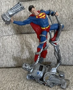 SUPERMAN MAN vs MACHINE ‘98 STATUE-WILLIAM PAQUET 231/2800 W/BOX AND CERTIFICATE - Picture 1 of 12