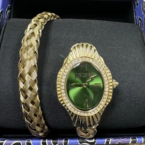 Reloj de cuarzo Just Cavalli Signature Snake 23 mm para mujer JC1L305M0035 verde-w - Imagen 1 de 4
