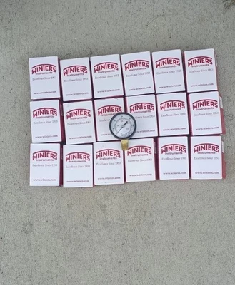 NIB winters PEM205 2" 1/4" NPT BTM guage bundle of 19 NEW - Image 1 of 4