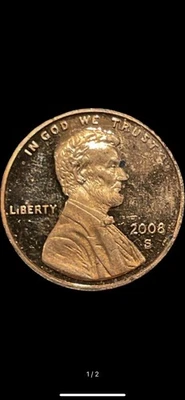 2008 Proof Penny Error - Image 1 of 3