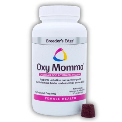 Breeders Edge Oxy Momma Soft Chews, Postnatal Vitamin Supplement for Lactatin... - Image 1 of 4